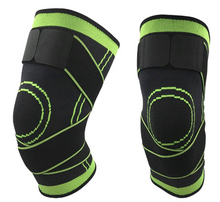 Load image into Gallery viewer, Men Women Knee Support Compression Sleeves Joint Pain Arthritis Relief Running Fitness Elastic Wrap Brace Knee Pads With Strap
